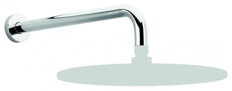 bras de douche mural rond