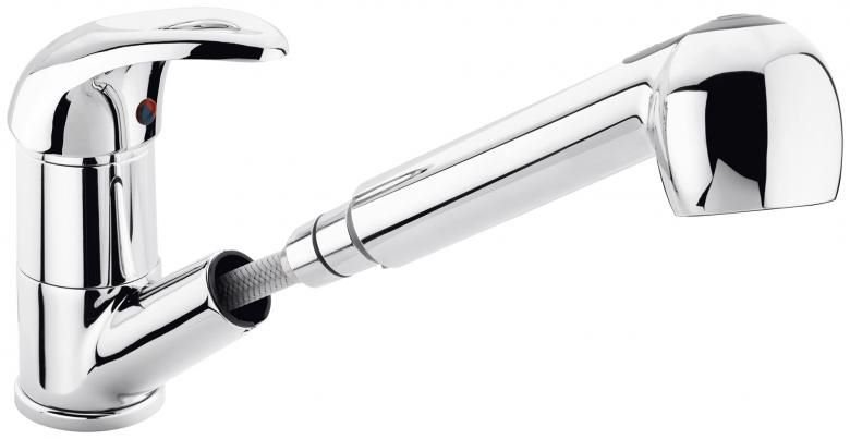 mitigeur d'évier douchette amovible